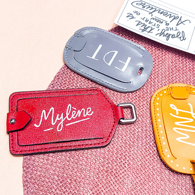 lipault suitcase tags lettering customisation live event