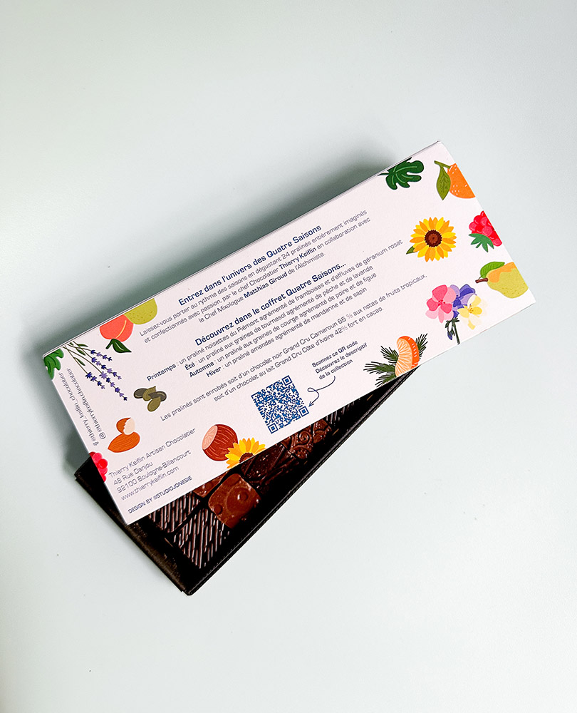 freelance illustration design packaging chocolate