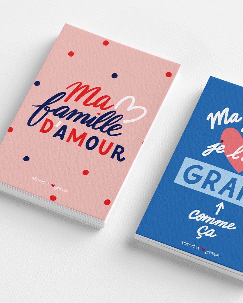 Brand content illustration typography Paris