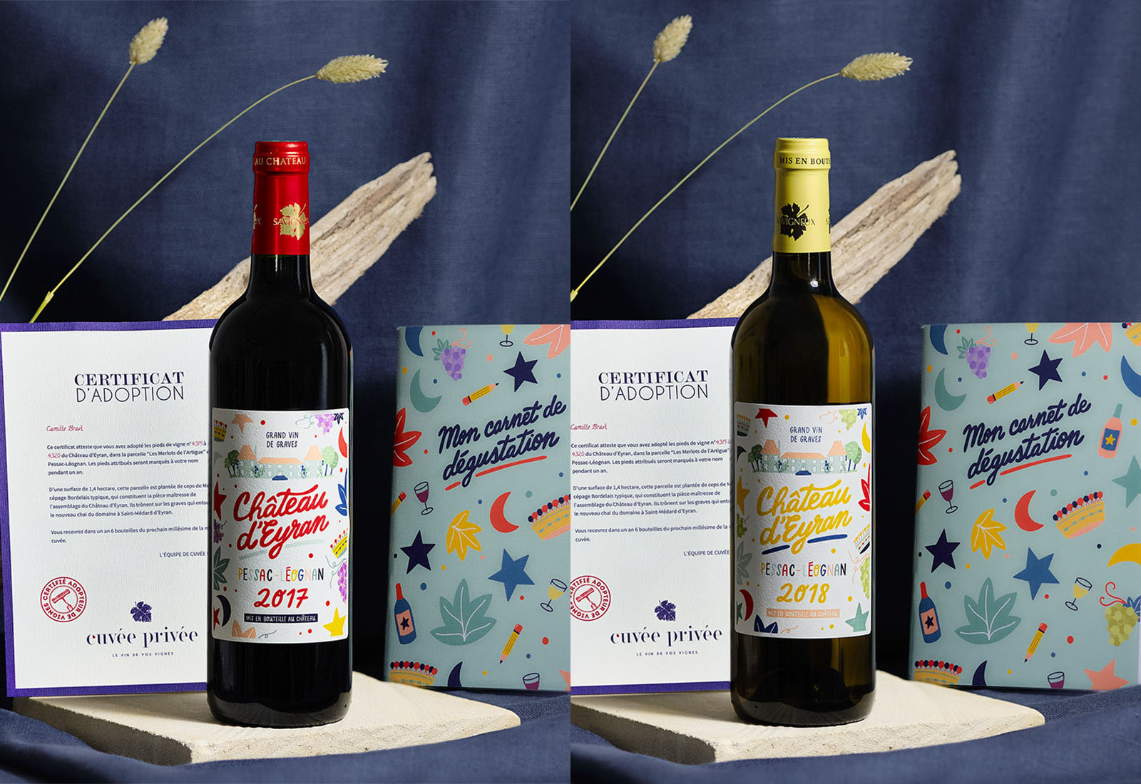 freelance illustration design wine labels