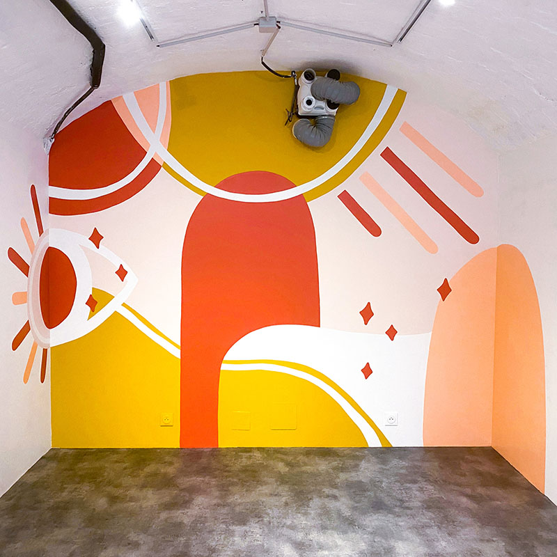 mural paris abstract