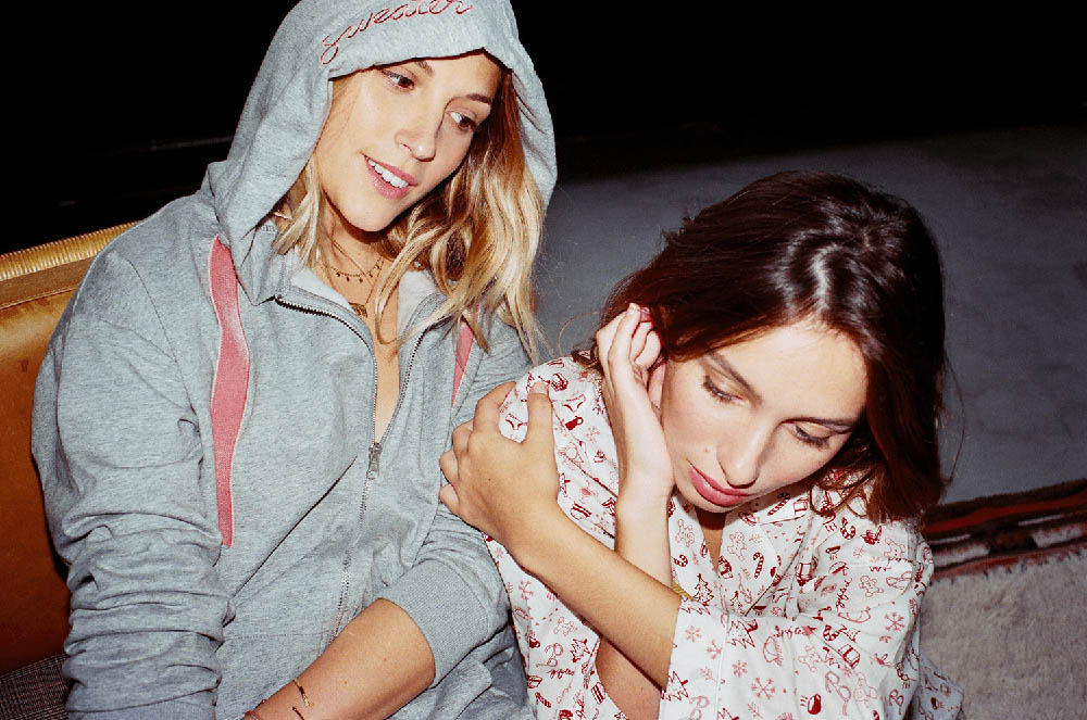 you make fashion girls in paris collab illustration pyjamas